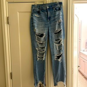 American eagle stretch mom jeans